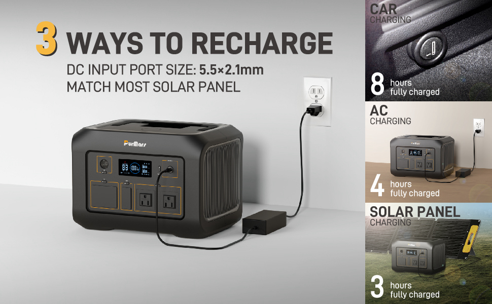 Portable Power Station P600|600W|Wireless Charging