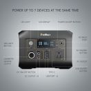 Portable power station output and input