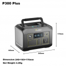 Portable power station 300w dimension