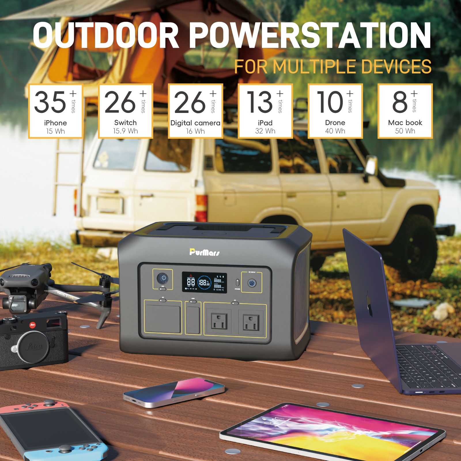 outdoor Portable power station 600w