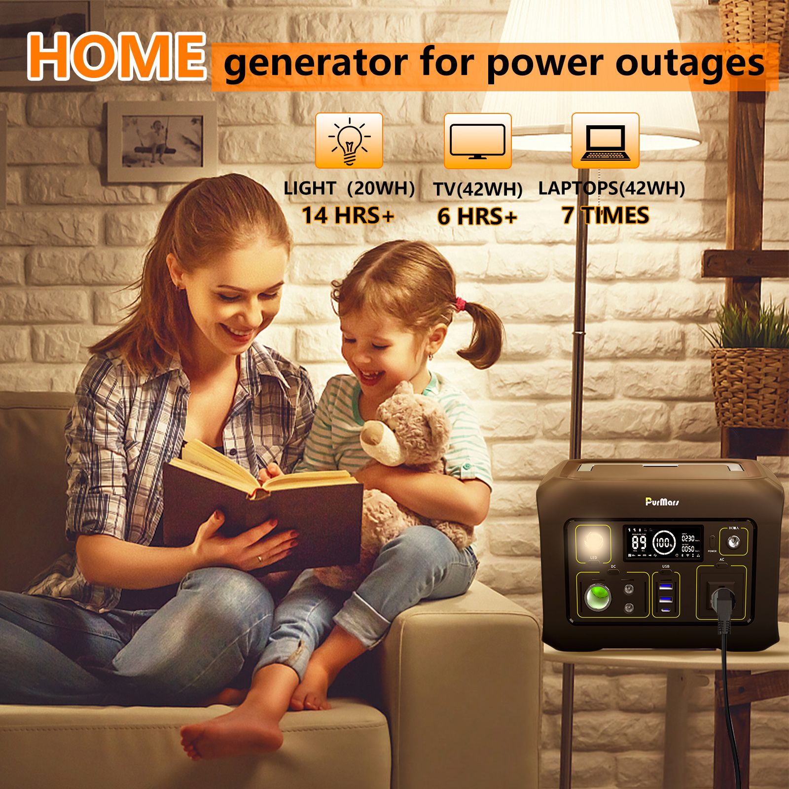 Portable power station 300w indoor